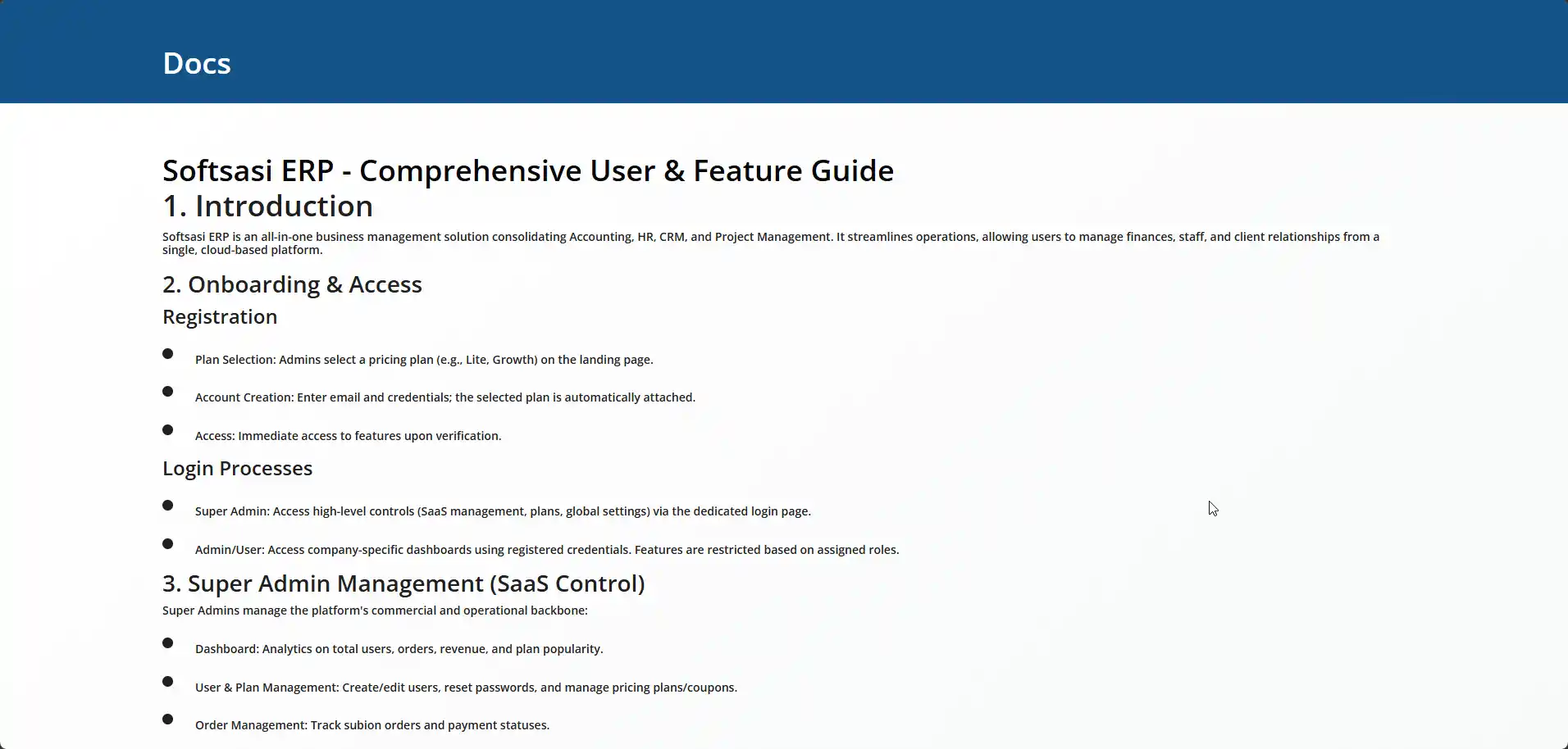 Documentation and Tutorial
